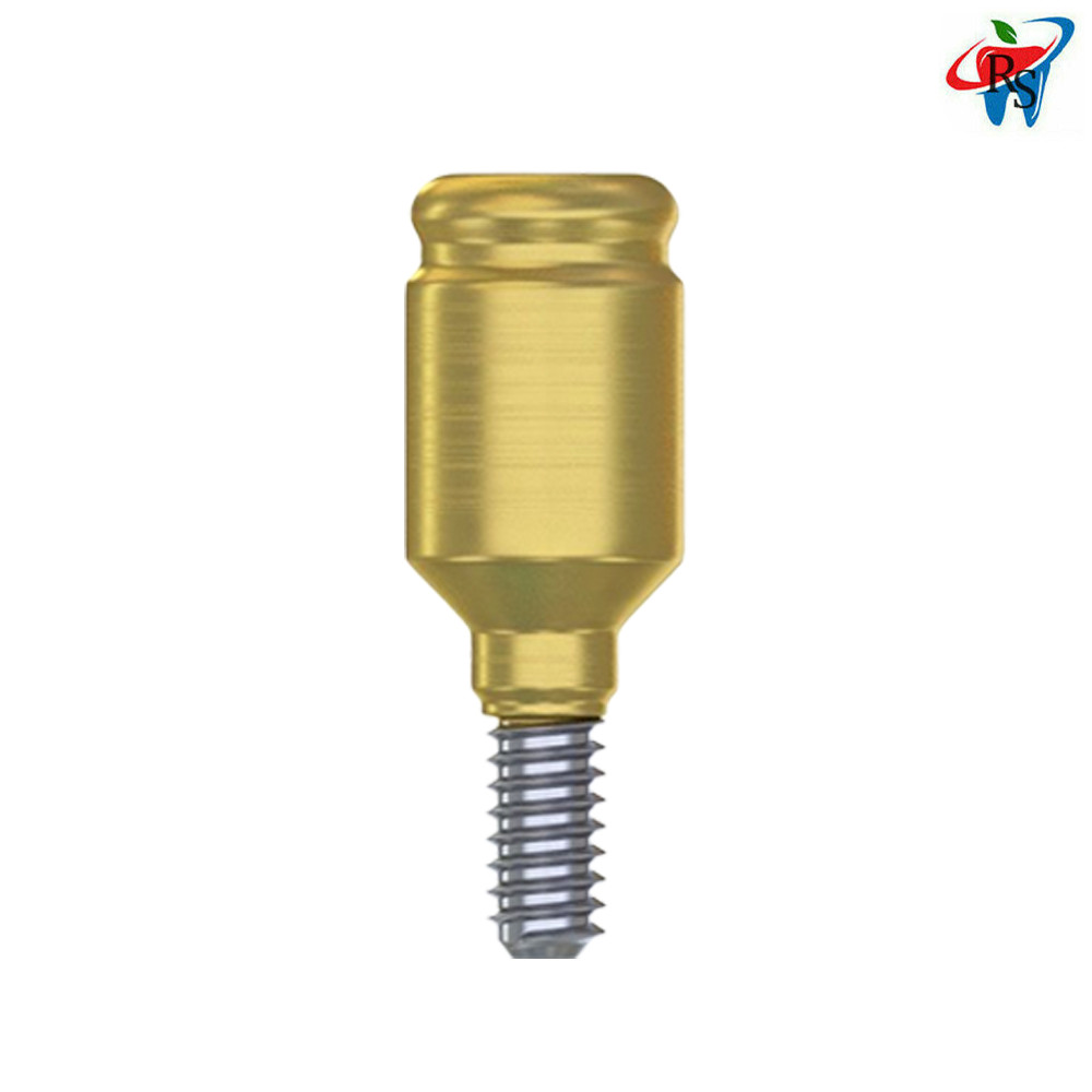 10pcs Dental Prosthetic Straight Loc In Attachment Abutment Internal Hex 2.42mm
