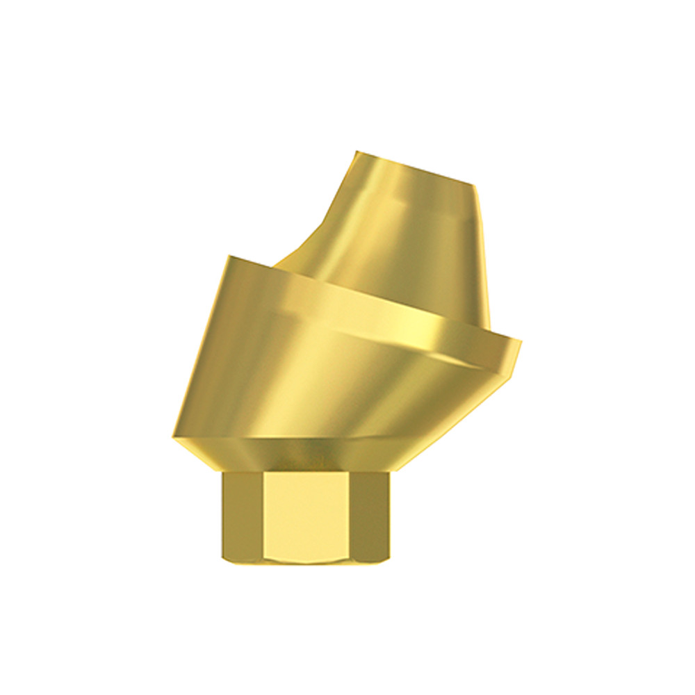 1x Dental Angulated Multi Unit 1.4mm 17° Hex 2.42 Connection Titanium Fixture