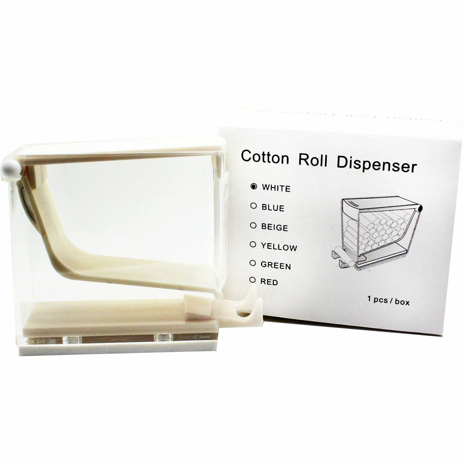 Dental Dentist Cotton Roll Dispenser Holder Press