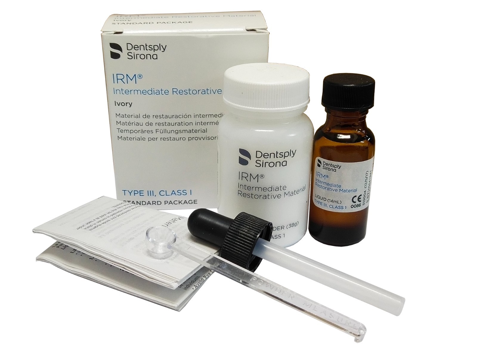 DentSply IRM Polymer Reinforced ZOE Intermediate Restorative Cement (Free Ship)
