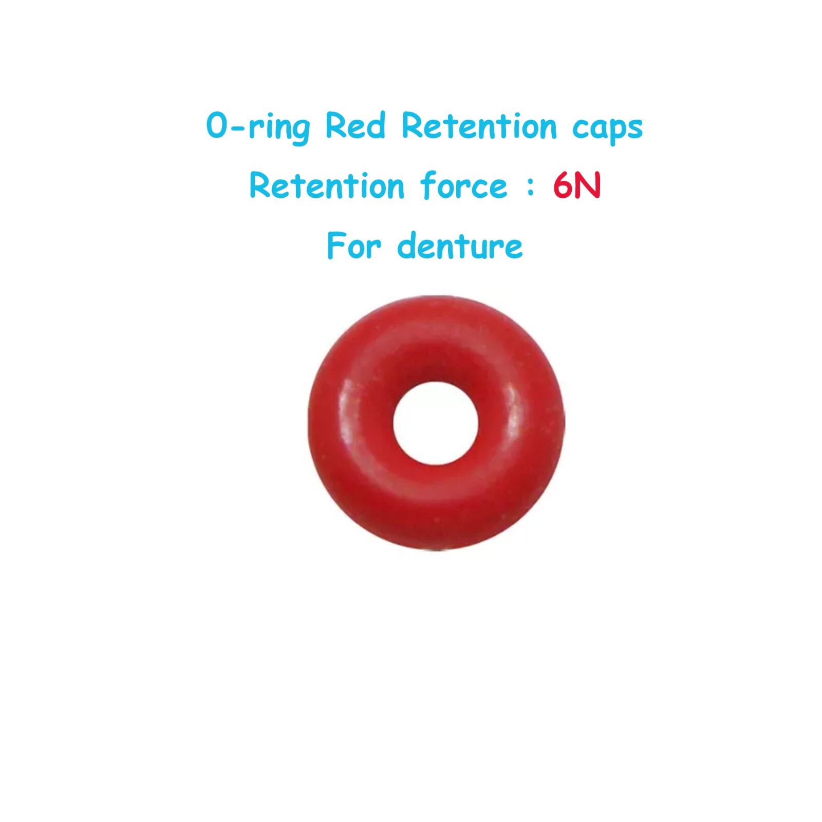 US Dental O-ring 4Pcs/Set for Ball Attachment Abutment Compatible Hiossen Osstem