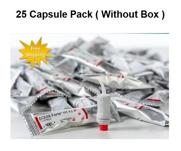 GC JAPAN EQUIA Forte HT Fil BULKFILL Glass Hybrid Dental Restorative Capsules