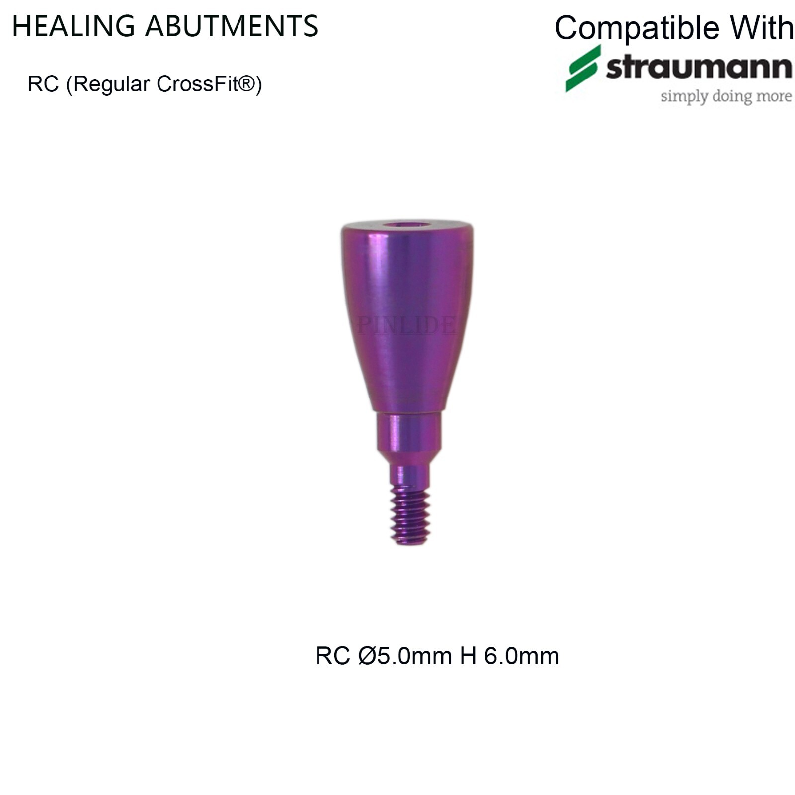 Dental Healing Abutment Caps Screw RC Fits ITI Straumann Ø4.5/5/6.0/6.5