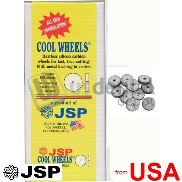 JSP Heat Free ( Heatless ) Wheels 1×3/16 ( 25mm x 4.8mm ) x 50pk # CX 461590
