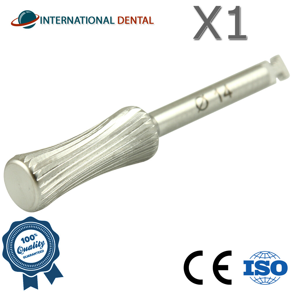 Ø14mm Ridge Contouring Bur Hourglass Cutter Shaping Widing Dental Tool Handpiece