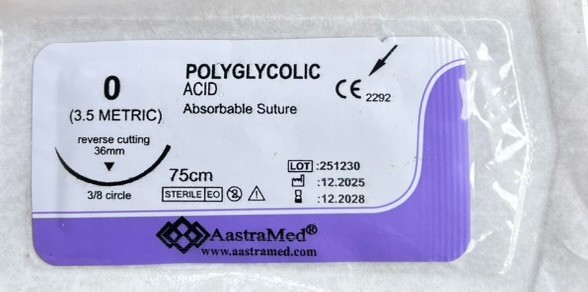 3/0 PGA Suture 96ct (4 Boxes) Polyglycolic Acid, Veterinary Dental SALE