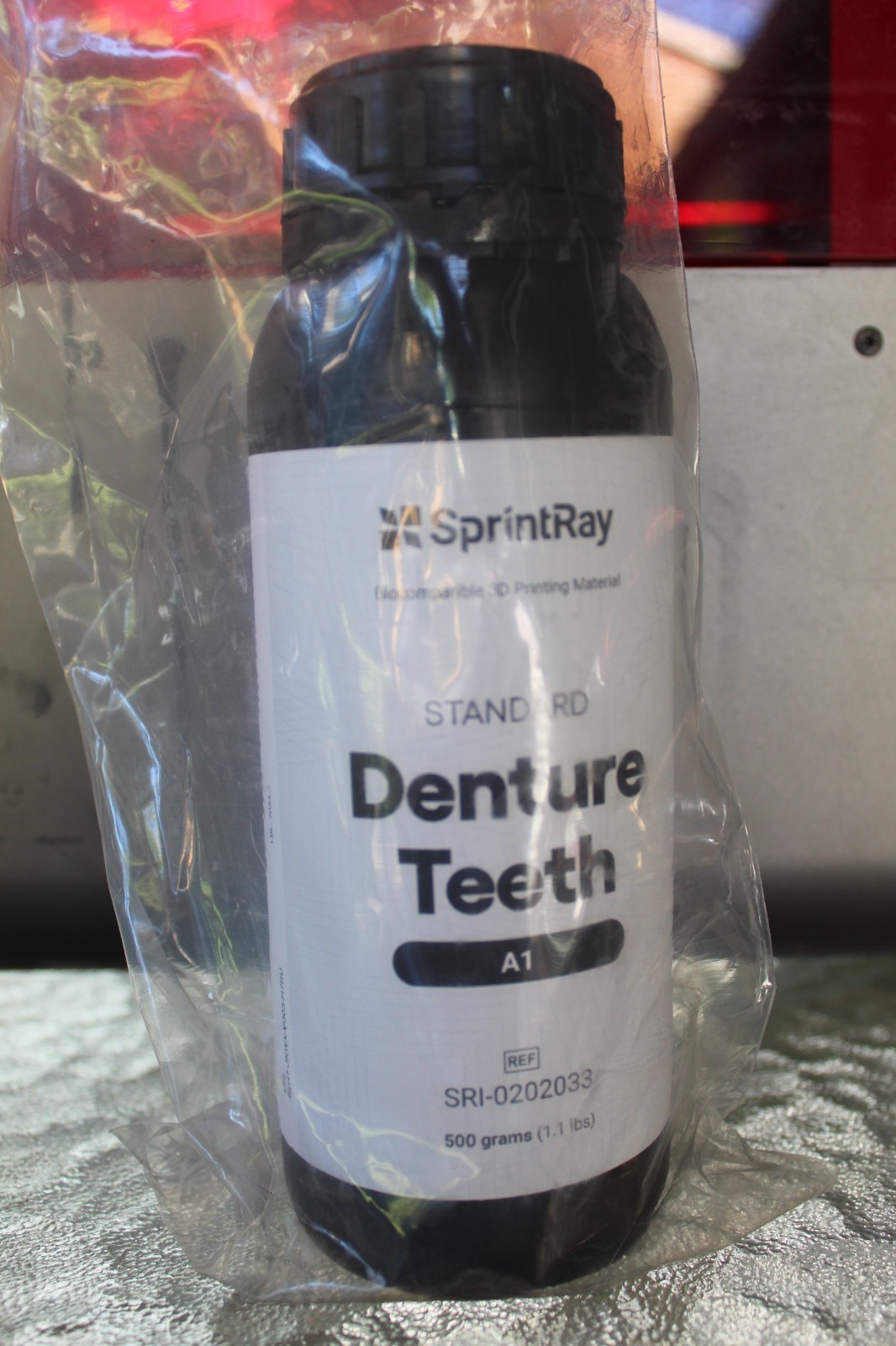 SprintRay STANDARD Denture Teeth A1 SRI-0202033 500 gr 1.1Lbs Exp: OCT 2024