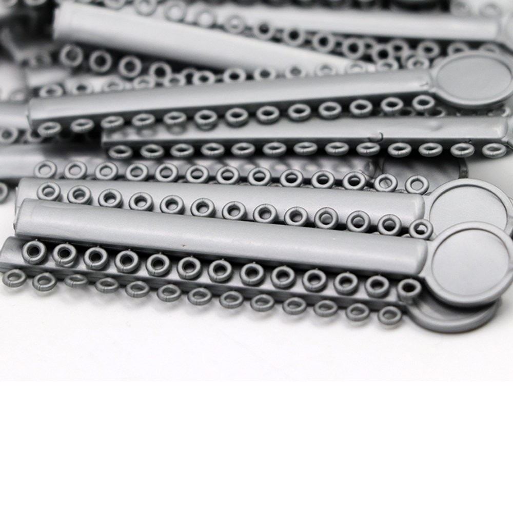 Angzhili Dental Ligature Ties for 1040 Count (Pack of 1), Gray