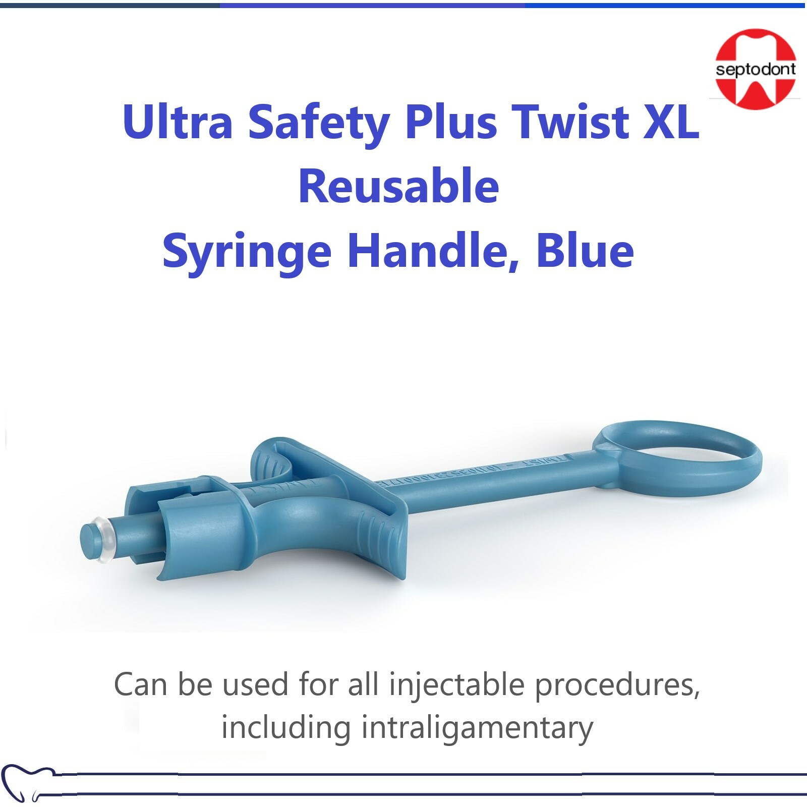 Dental Ultra Safety Plus Twist XL Sterile, with Handle, Short/Long, 100/Box