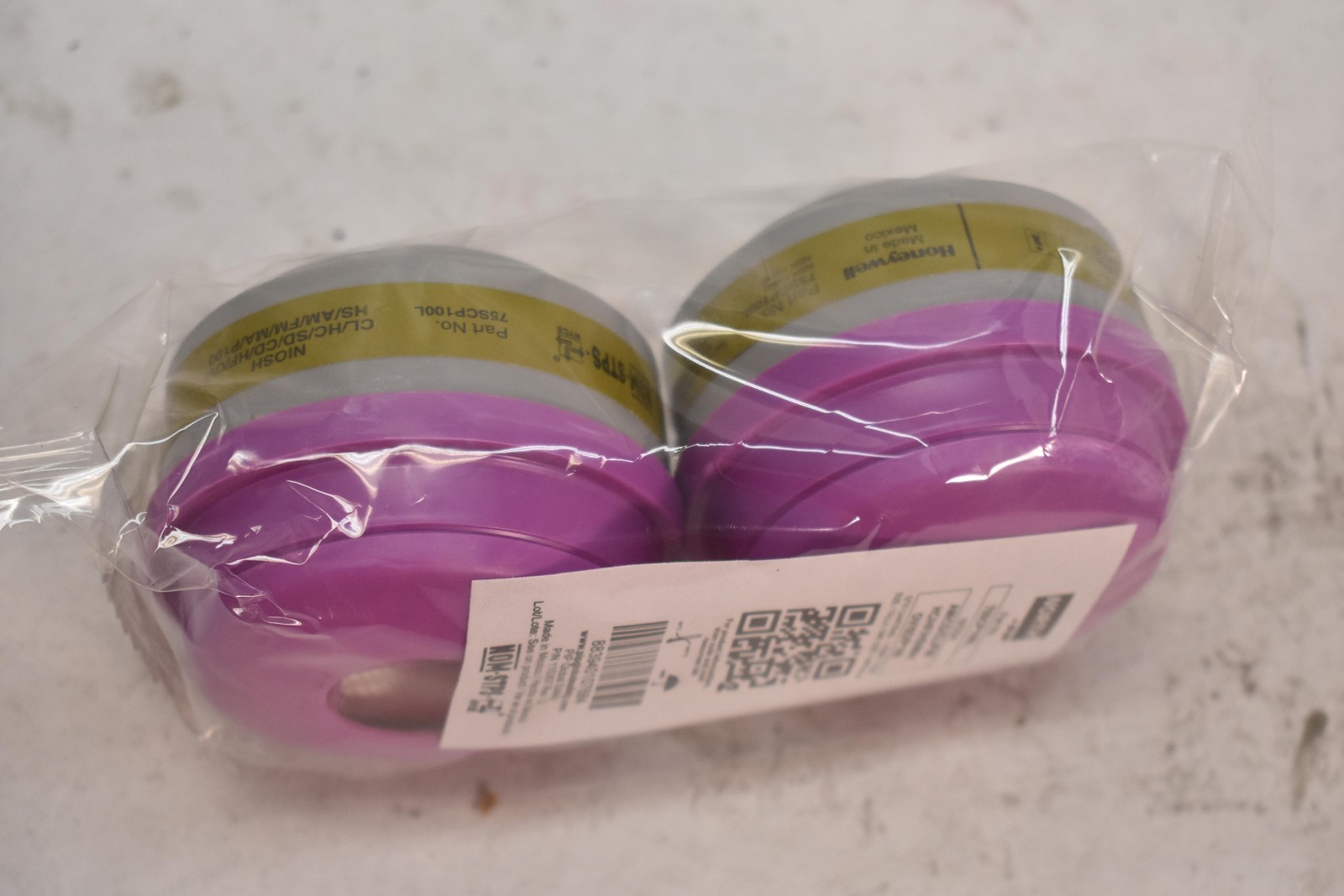 North 75SCP100L Respirator Cartridge Filter Pair AM/CD/CL/FM HC HF HS OV SD P100