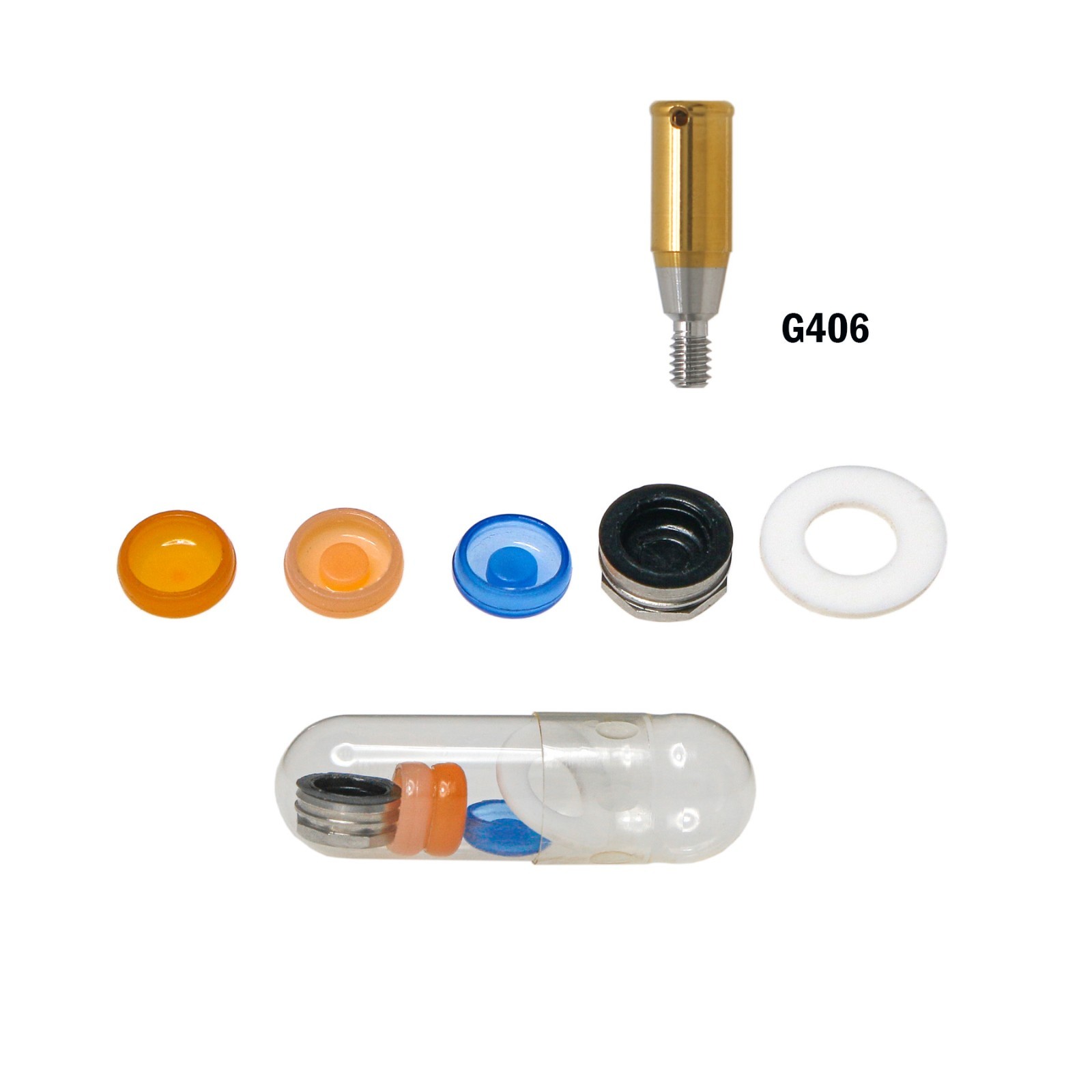 US Hiossen ET Implants Overdenture Regular Locator Abutment & Male Cap Inserts