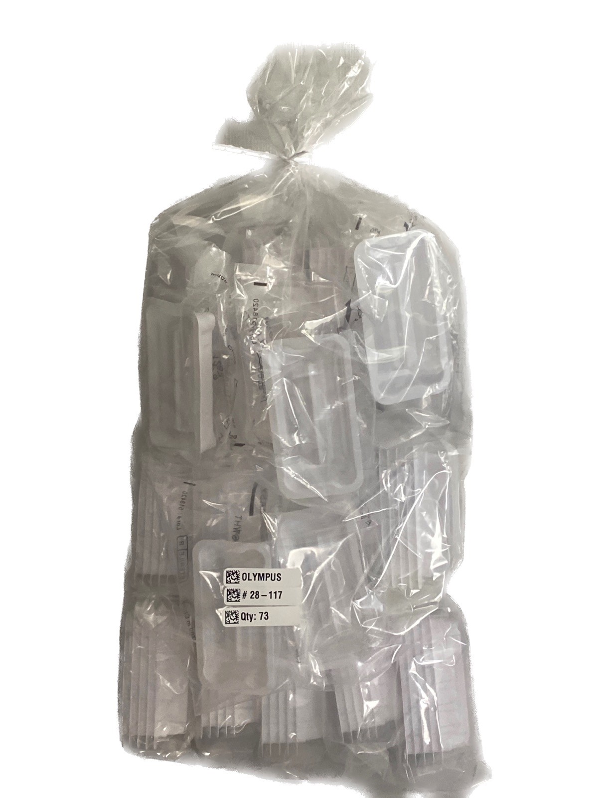 (73) OLYMPUS 8-Channel 10mL Solution Reagent Reservoirs 5/Bag Sterile 28-117