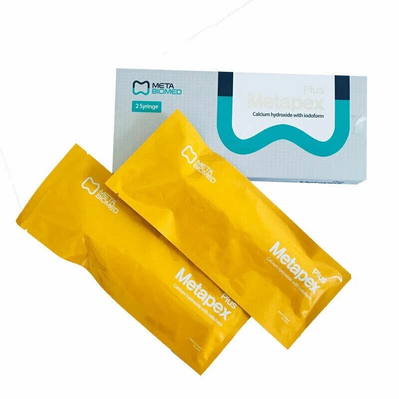METAPEX Plus Temporary RCT Material Calcium Hydroxide with Iodoform 2.2g Syringe