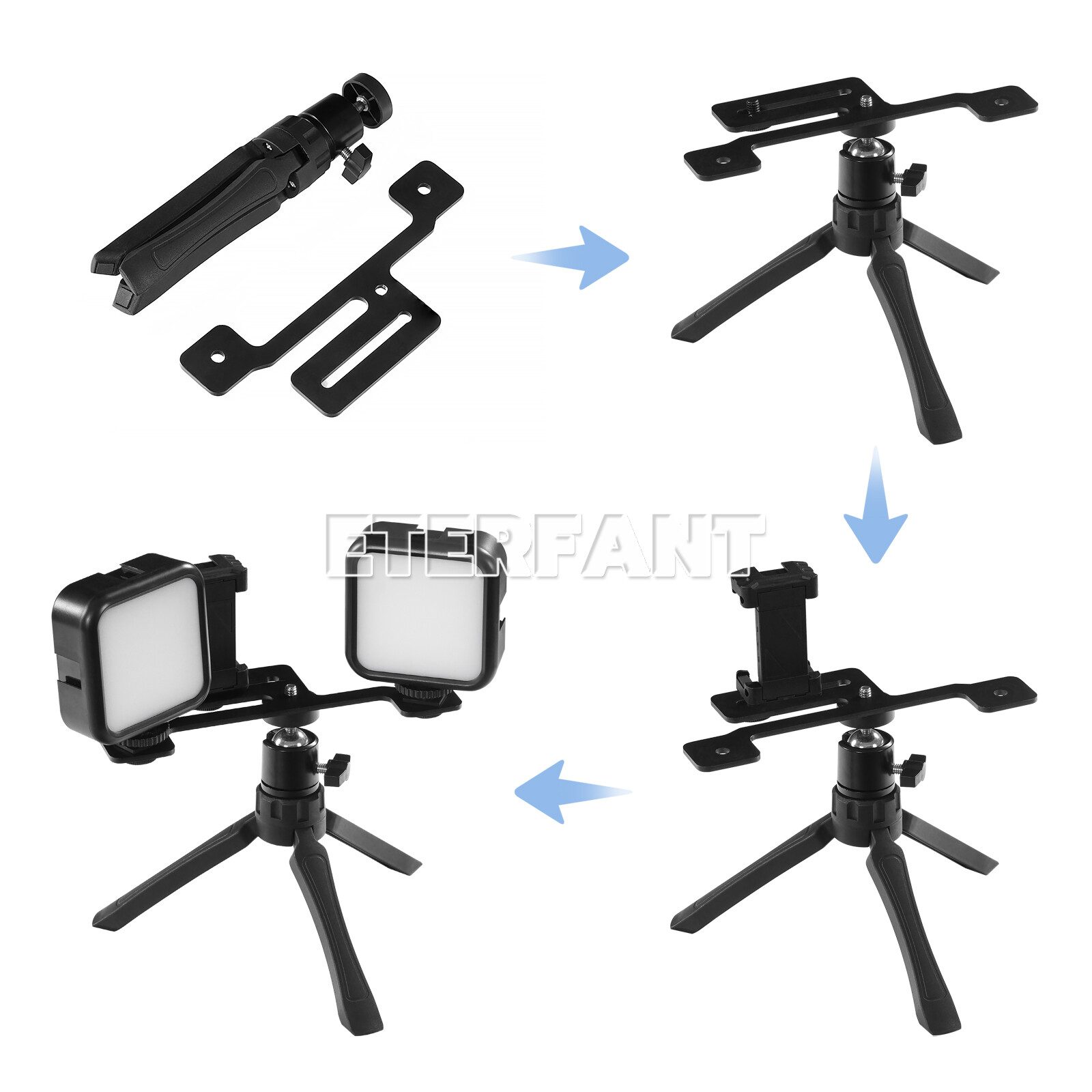 ETERFANT Dental LED Flash Photography Oral Cell Phone Camera Fill Light Tool