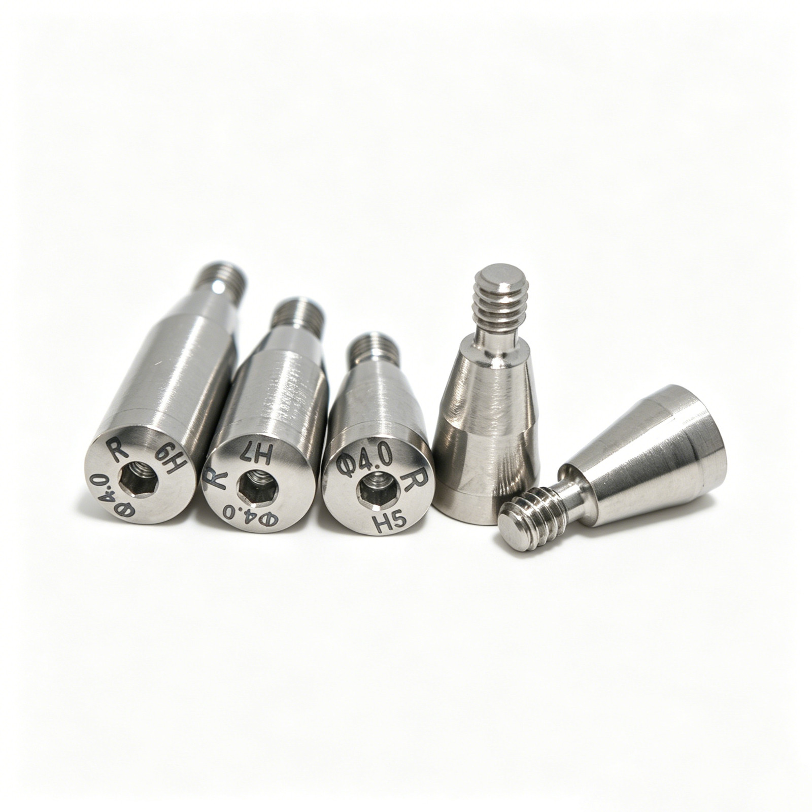 US 5Pcs Dental Healing Abutments Cover Screw Regular/Mini fit Osstem Hiossen
