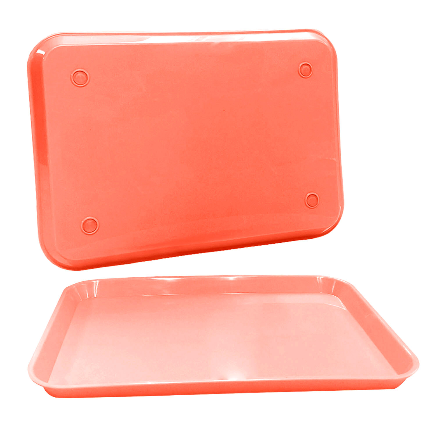 24 Pink Dental Plastic Instrument Trays, Size B Autoclavable (Individual Sealed)