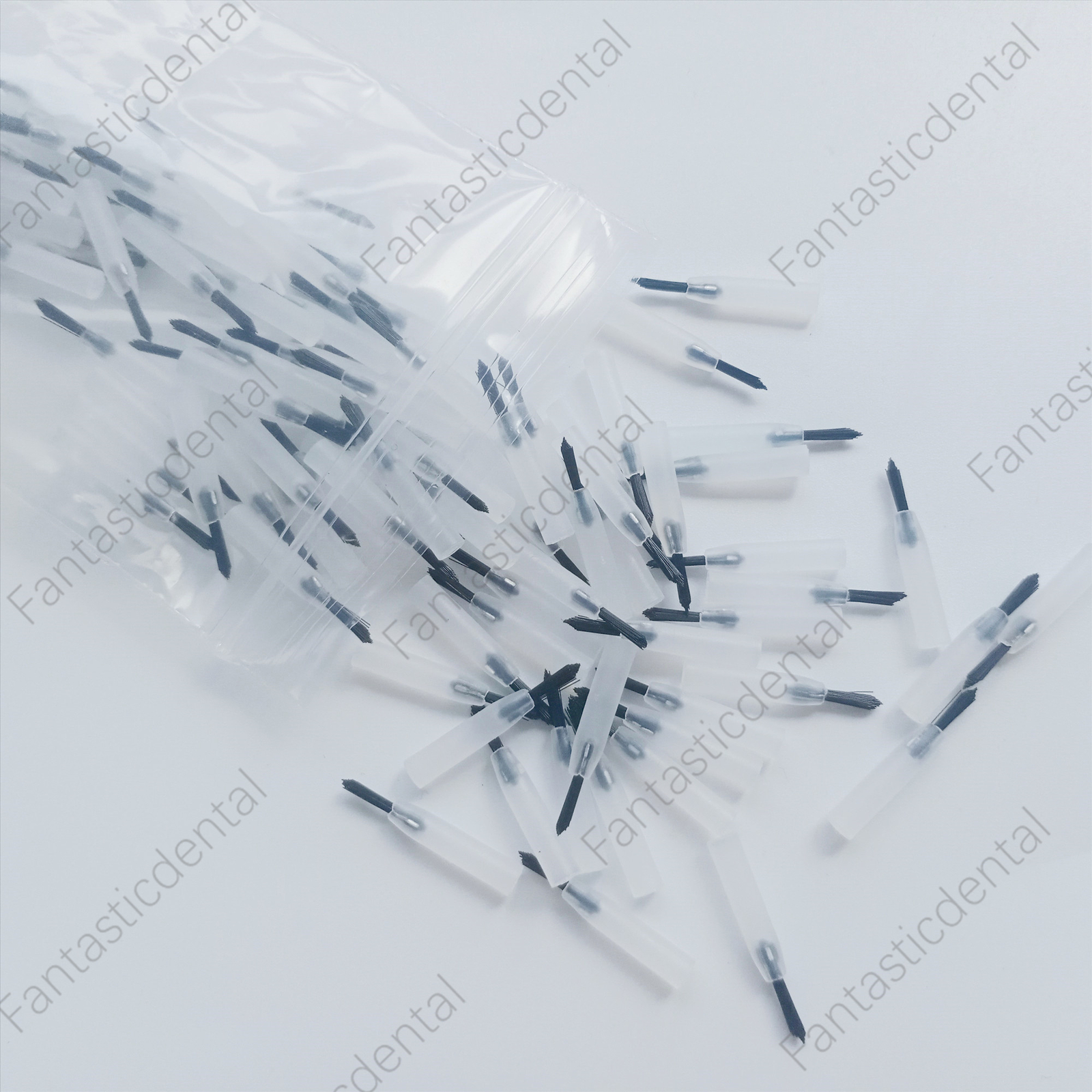 Dental Micro Brushes Tips Applicator Handle Brush Composite Resin Disposable