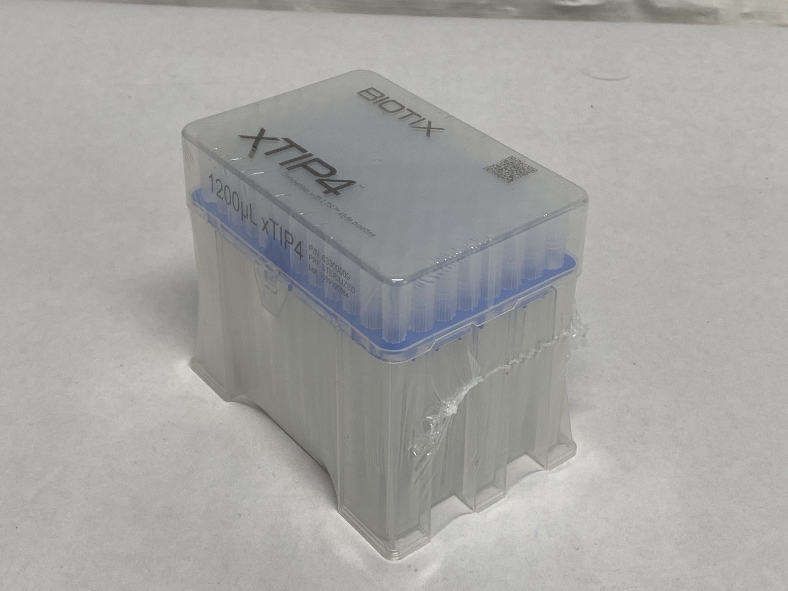 (3744) BIOTIX xTIP4 1200uL Rainin LTS Compatible LR Pipet Tips 39×96/Rk 63300009