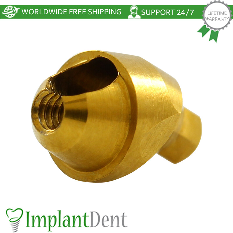 Set Of Angled Multi Unit Prosthetic 18° For Slim Platform 3.0mm+Plastic Sleeve