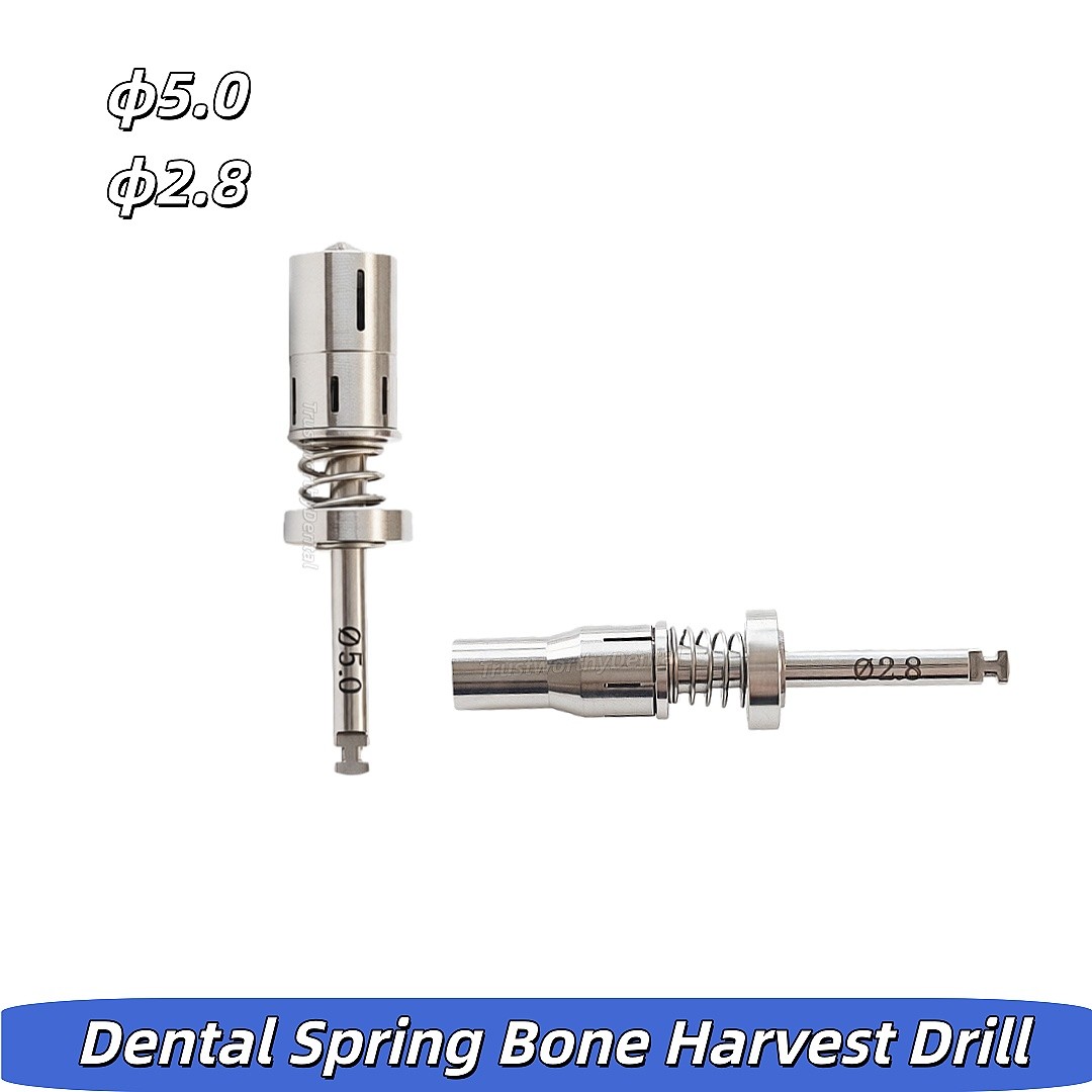 USA Dental Self-Grinding Spring Bone Harvest Drill Autogeneous Trephine Burs GBR