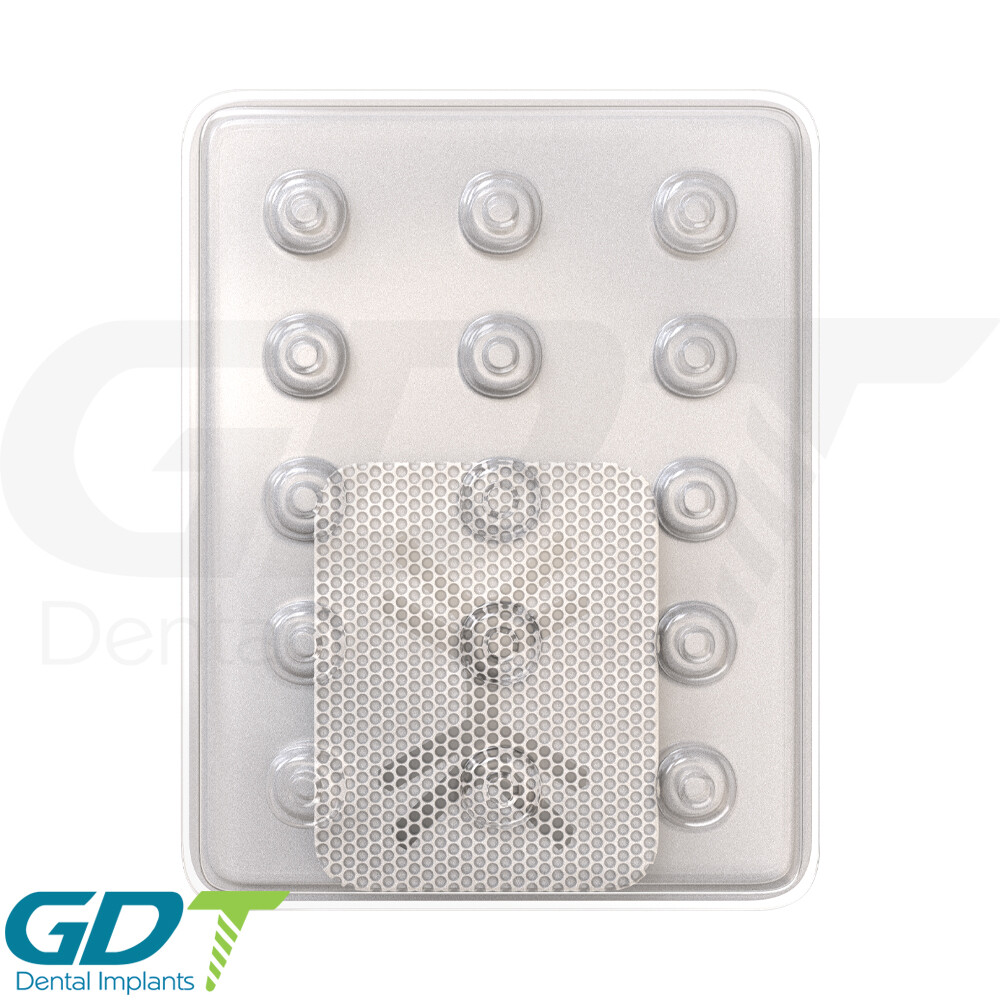 Titanium Reinforced PTFE Membrane Barrier 20mmX25mm Sterile Dental GBR Synthetic
