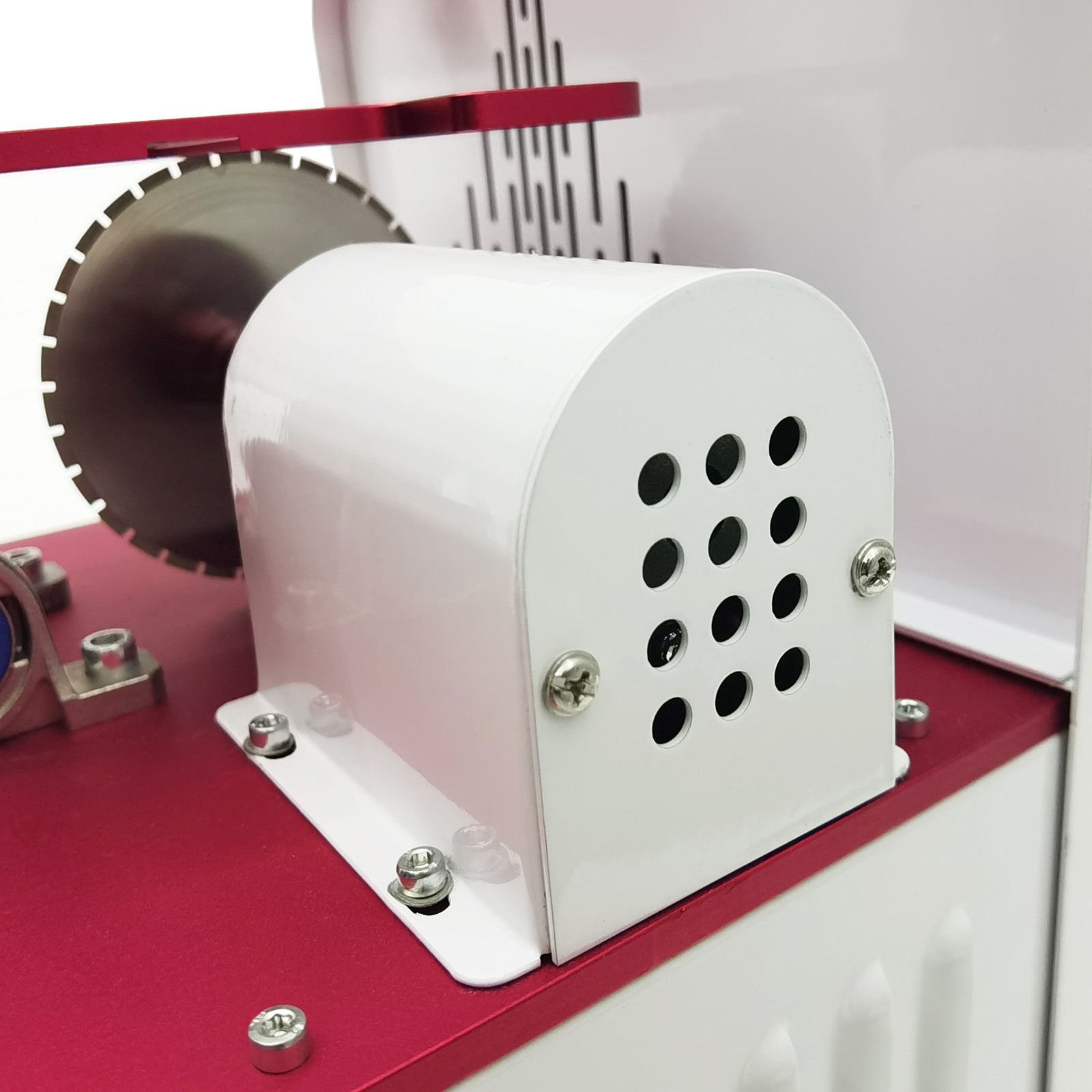 Lab Electric Gypsum Saw Gypsum Cutting Machine with Dust Removal 110V 550W