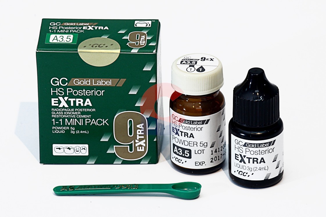 GC Fuji 9 Extra Posterior Restorative Glass Ionomer Dental Cement ( Free Ship )