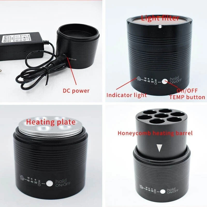 1Set Dental Resin Composite Adjustable AR Heater Material Warmer Soften Softener