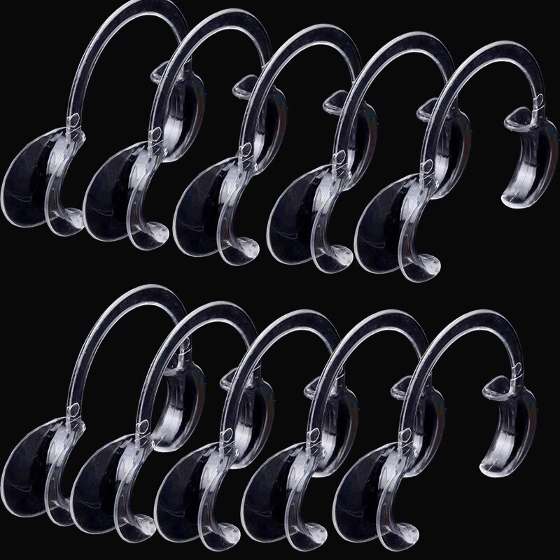 20Pcs C-Shape Mouth Opener Dental Teeth Whitening Lip Cheek Retractor Fun Game