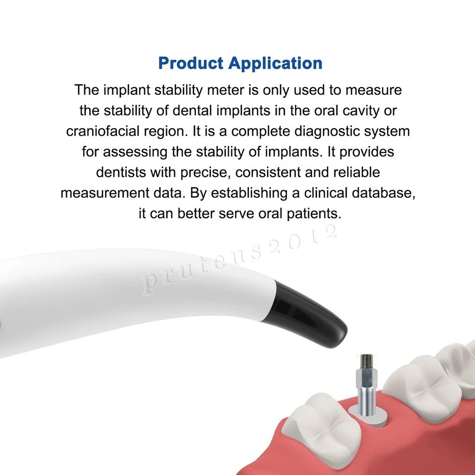 Handheld Dental Fit Osstell Beacon Isq Implant Stability Meter Tool Instrument
