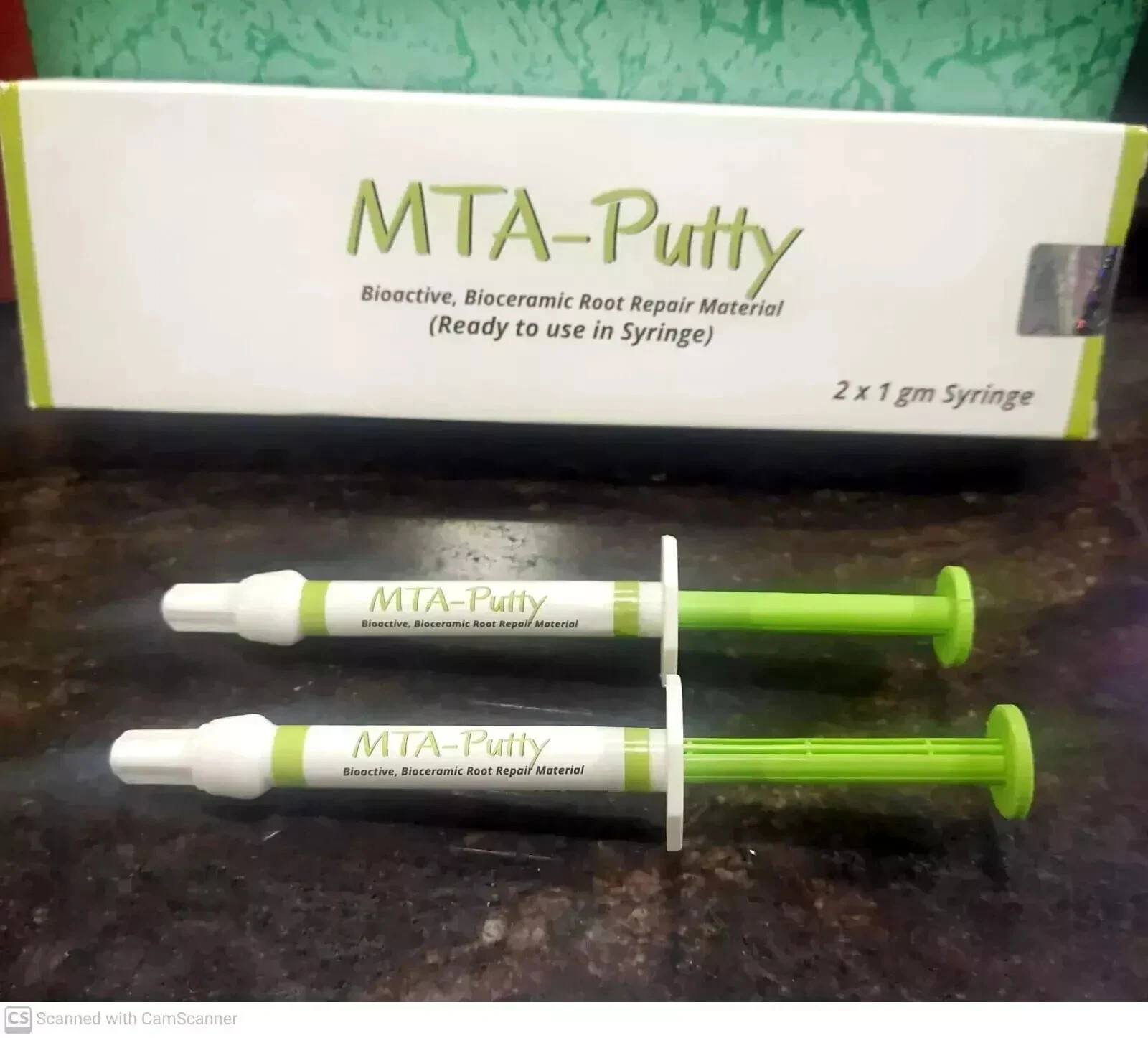 3 x MTA PUTTY Pre Mix Bioactive , Bioceramic Root Repair Dental Material 2 x 1gm