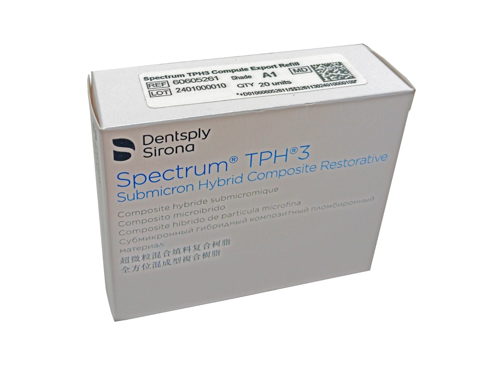 Dentsply Sirona TPH A1 Light-cure Restorative Composite 20x Compules/Pk USA
