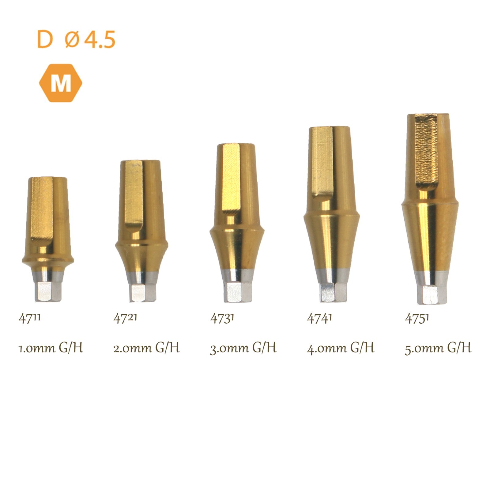 US Dental Mini Straight Titanium Abutment Transfer Abutment Fit Osstem Hiossen