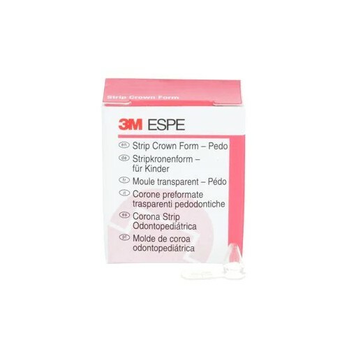 *5-Pack* 3M Pedodontic Anterior Strip Crown Form Size-2 Upper Right 914032