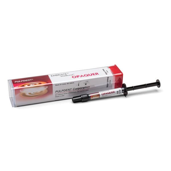 Pulpdent EMO4 Embrace Esthetic Opaquer Low Viscosity Light Cure Syringe Pink