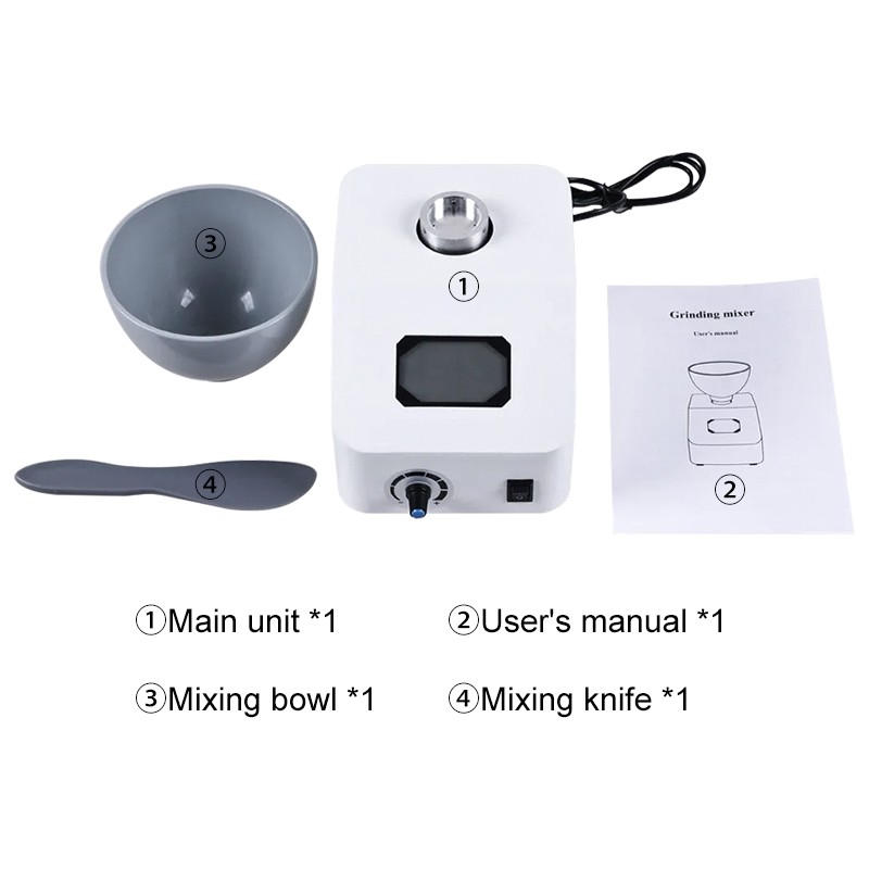Dental Impression Alginate Mixer Dental Printing Material Gypsum Blender 300rpm