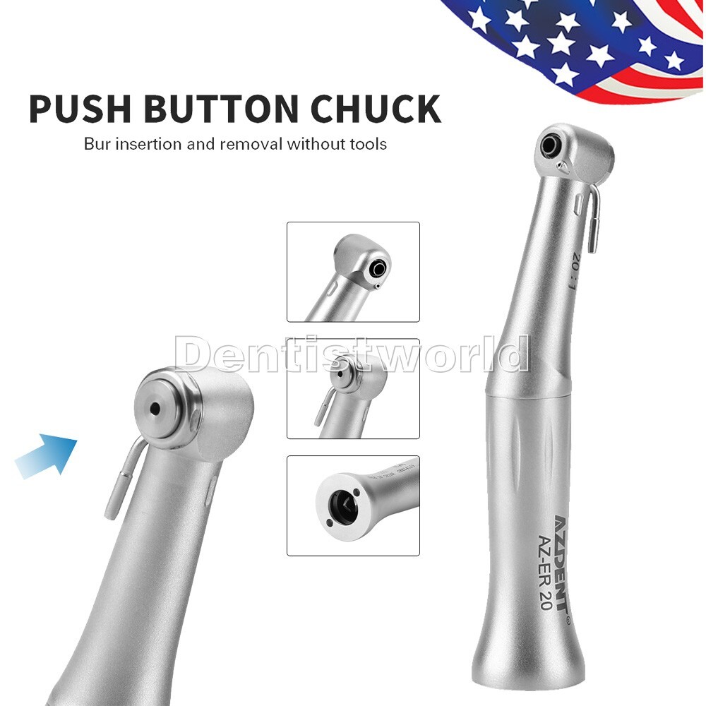 AZDENT Dental Implant Reduction 20:1 Low Speed Contra Angle Handpiece