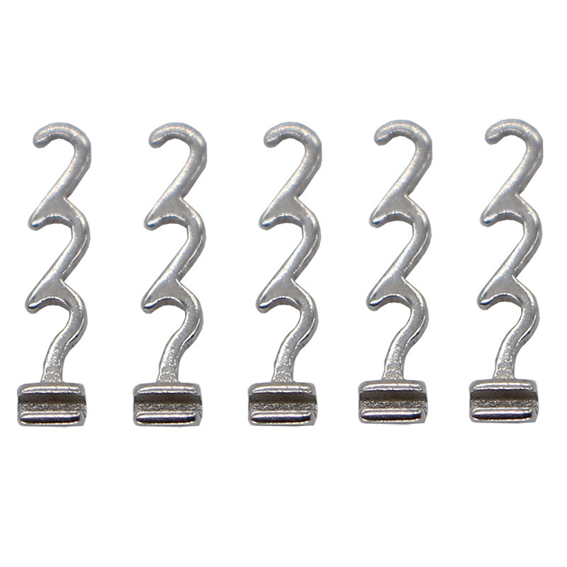 Bomaoer 10×Dental Orthodontics Crimpable Hook Muti-fuction Niti coil Long Right