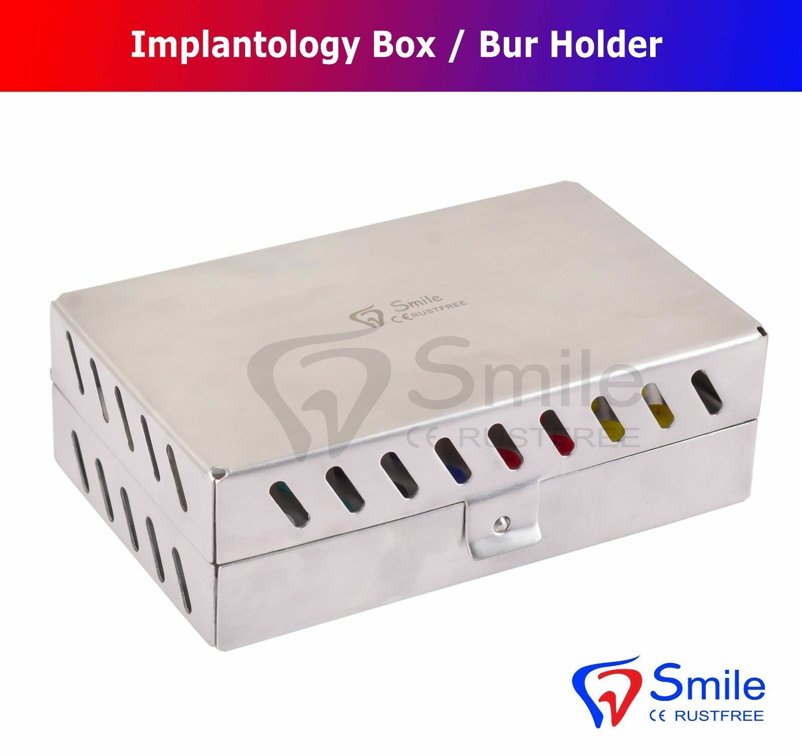 Dental Surgical Instruments Empty Sterilization Box for Surgical Implant Tools