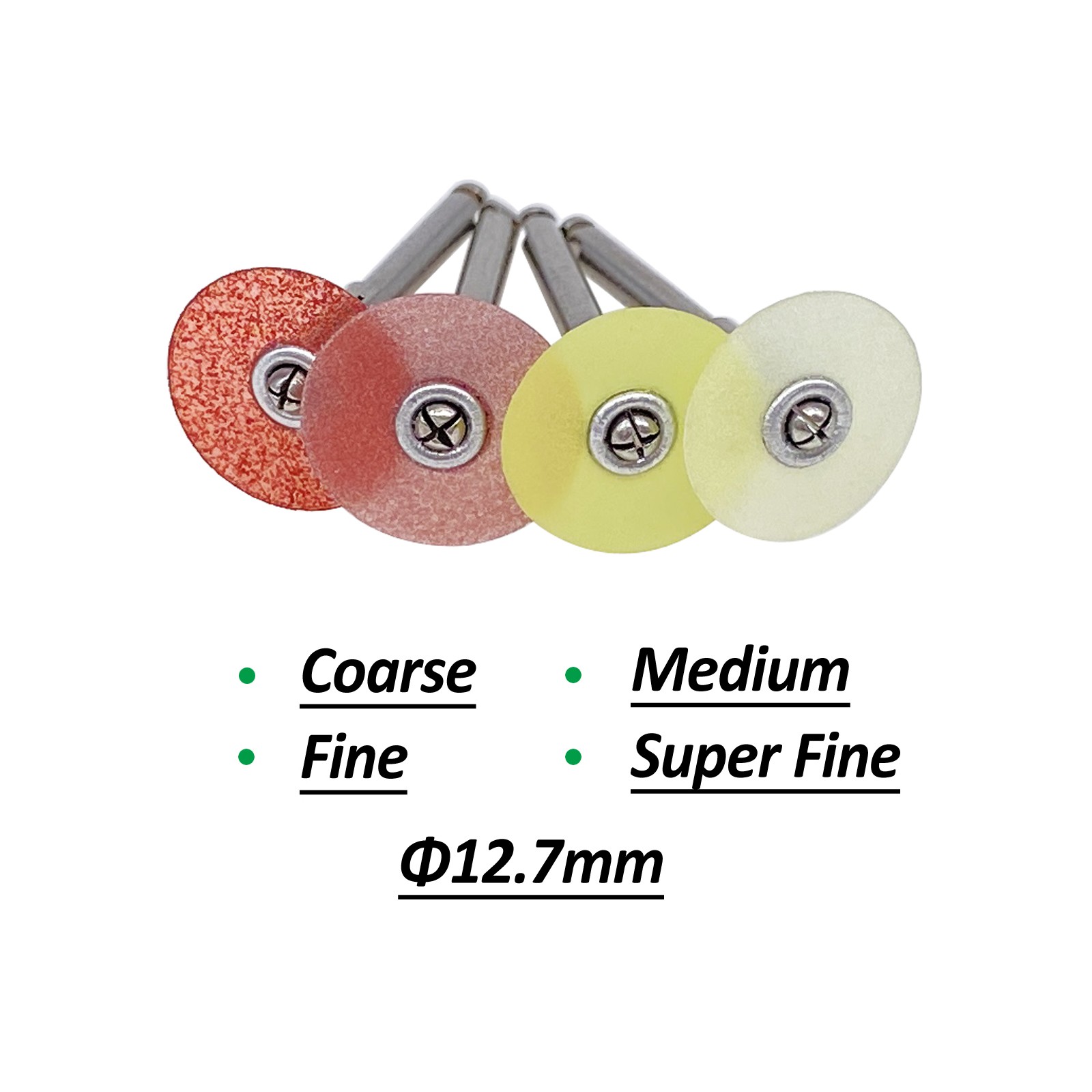 50pcs Dental Sof-Lex Contouring Finishing Pop-On Polishing Discs 9.5mm/12.7mm
