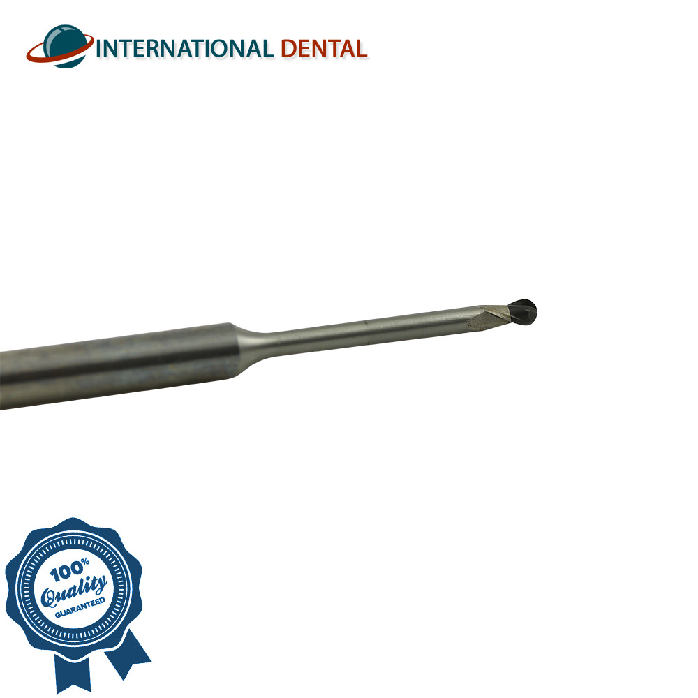Dental Telcon PCD Ball Endmill Drill For Roland Ø2.0mm X 4.0mm Low-Vibration