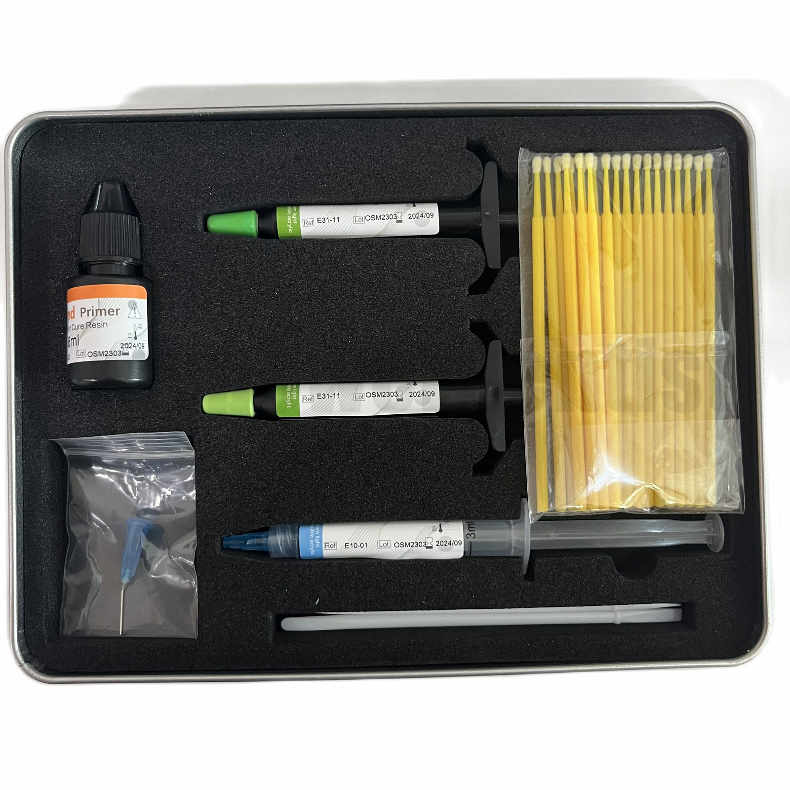 Dental Green Magic Adhesive Light Cure Paste Primer Etching Gel Large/Small Kit