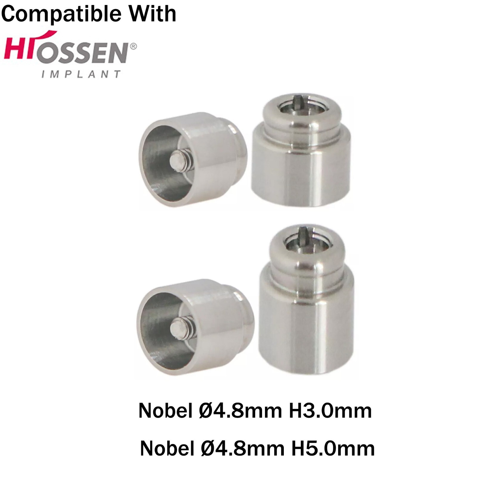 Multi-Unit Locator Abutment ∅4.8mm fits Hiossen Nobel Straight & Angled Implant
