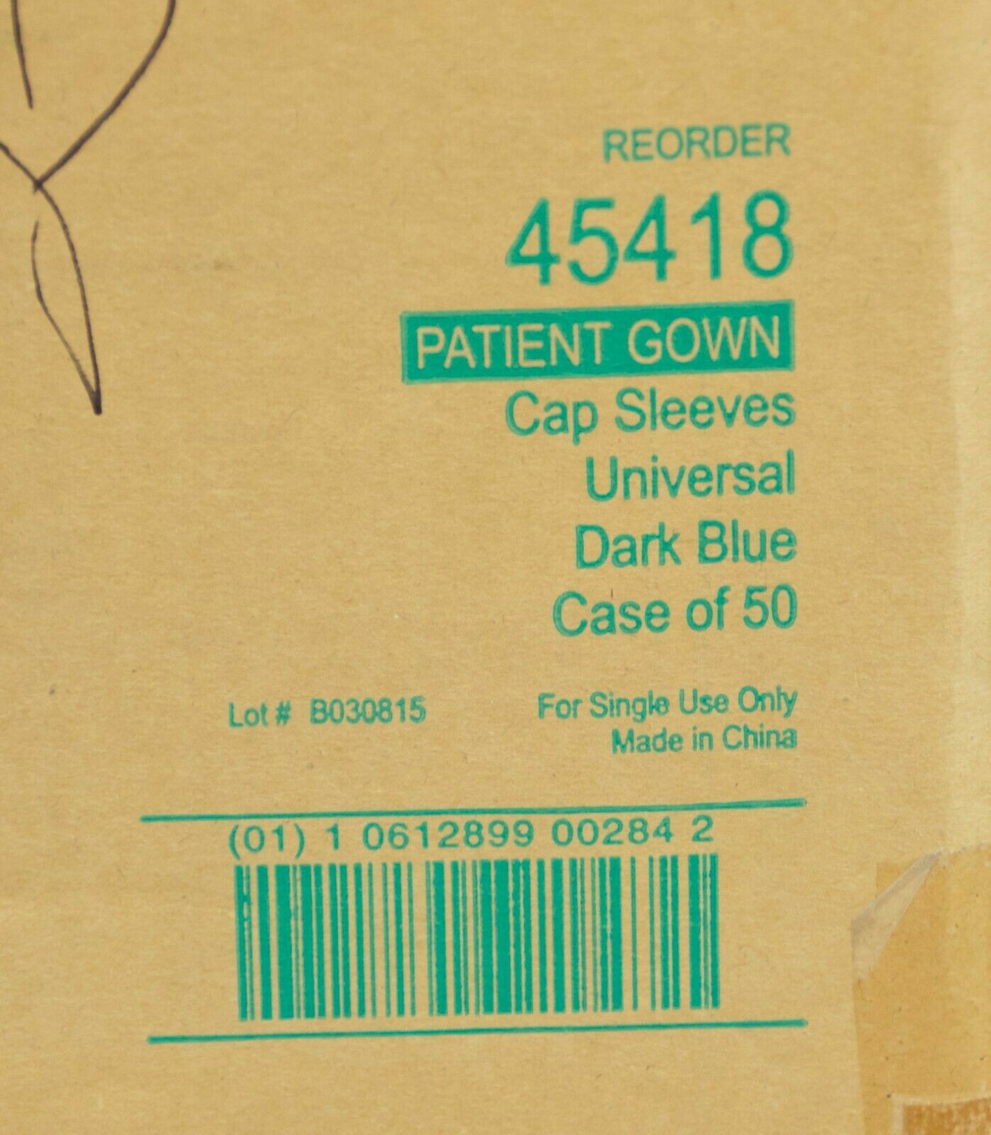 NEW TechStyles 45418 Patient Gown – Case Of 50