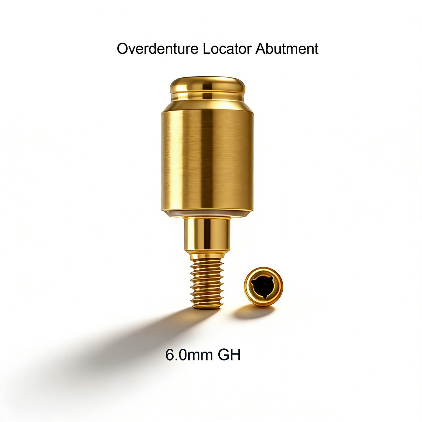 Titanium Dental locator Attachment abutment for Zimmer TSV Inter Hex 3.5/4.5mm