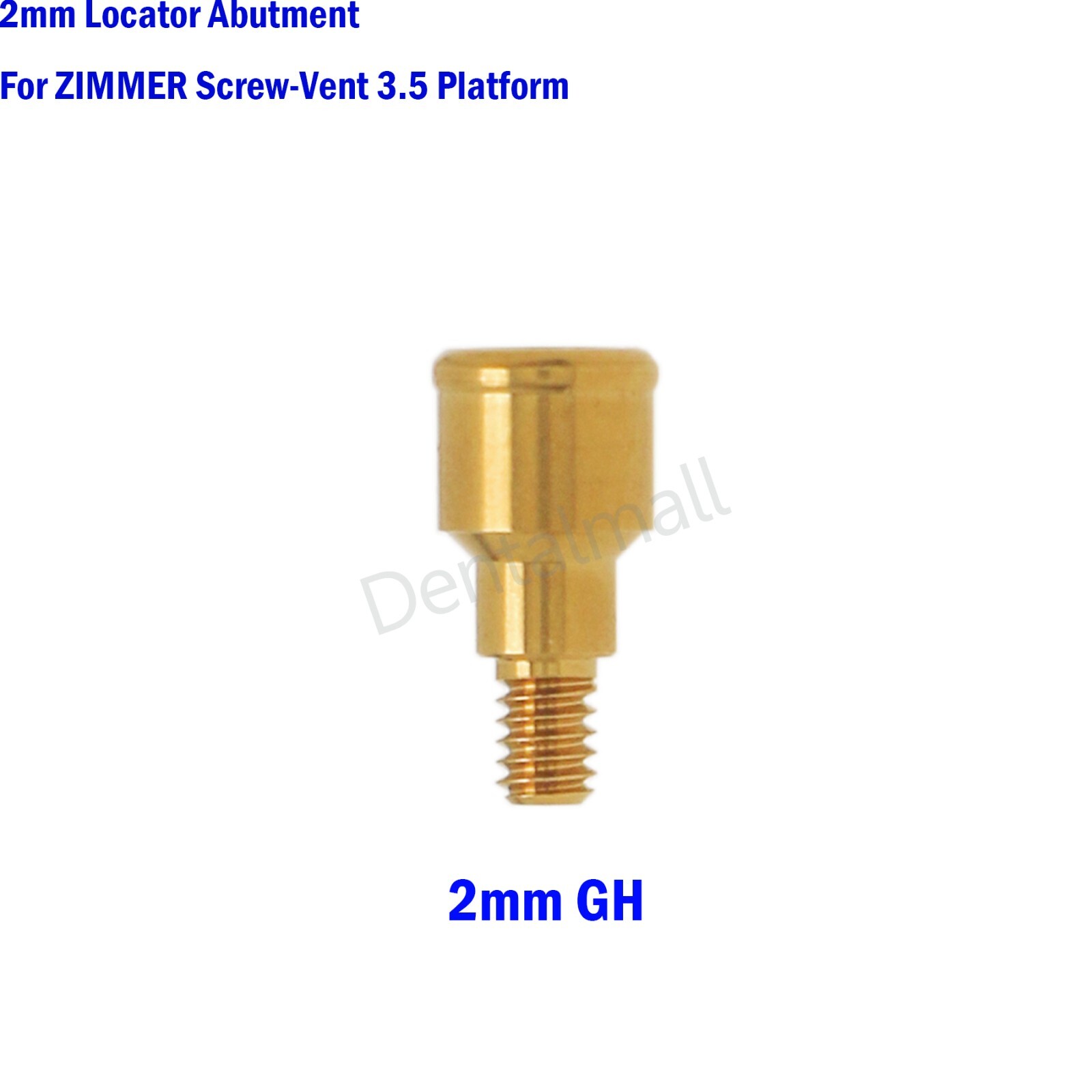 Dental LOCATOR Abutment fit Zimmer Cortex MIS Mini Regular Ø3.5/4.5mm GH 1-5mm