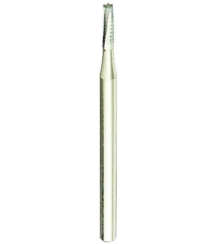 FGOS557 Premium Carbide Flat End X-Cut Fissure Surgical Bur 6 Blades 10pk