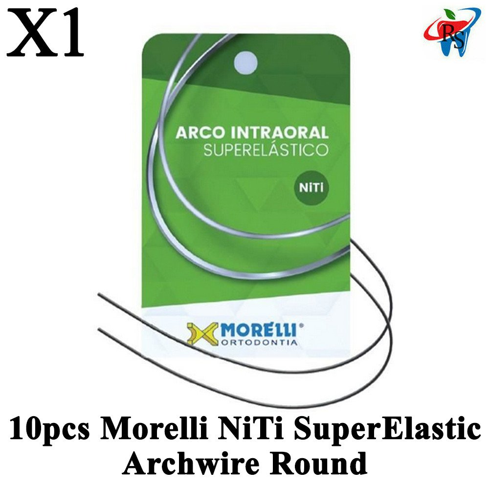 1pcs Dental Morelli NiTi SuperElastic Archwire Round Upper lower Jaw