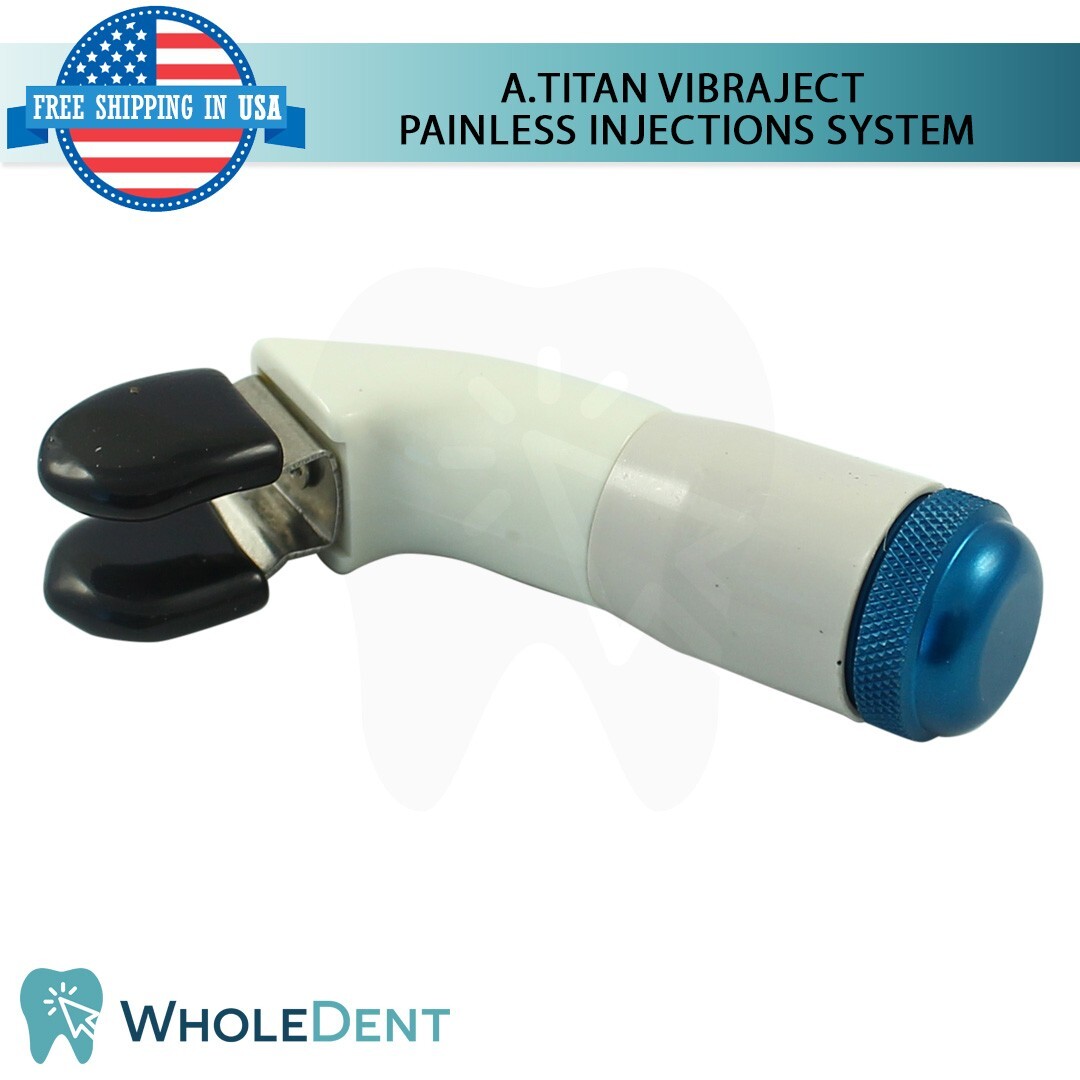 A.Titan VibraJect Painless Injections System Dental Motor Batterie Device