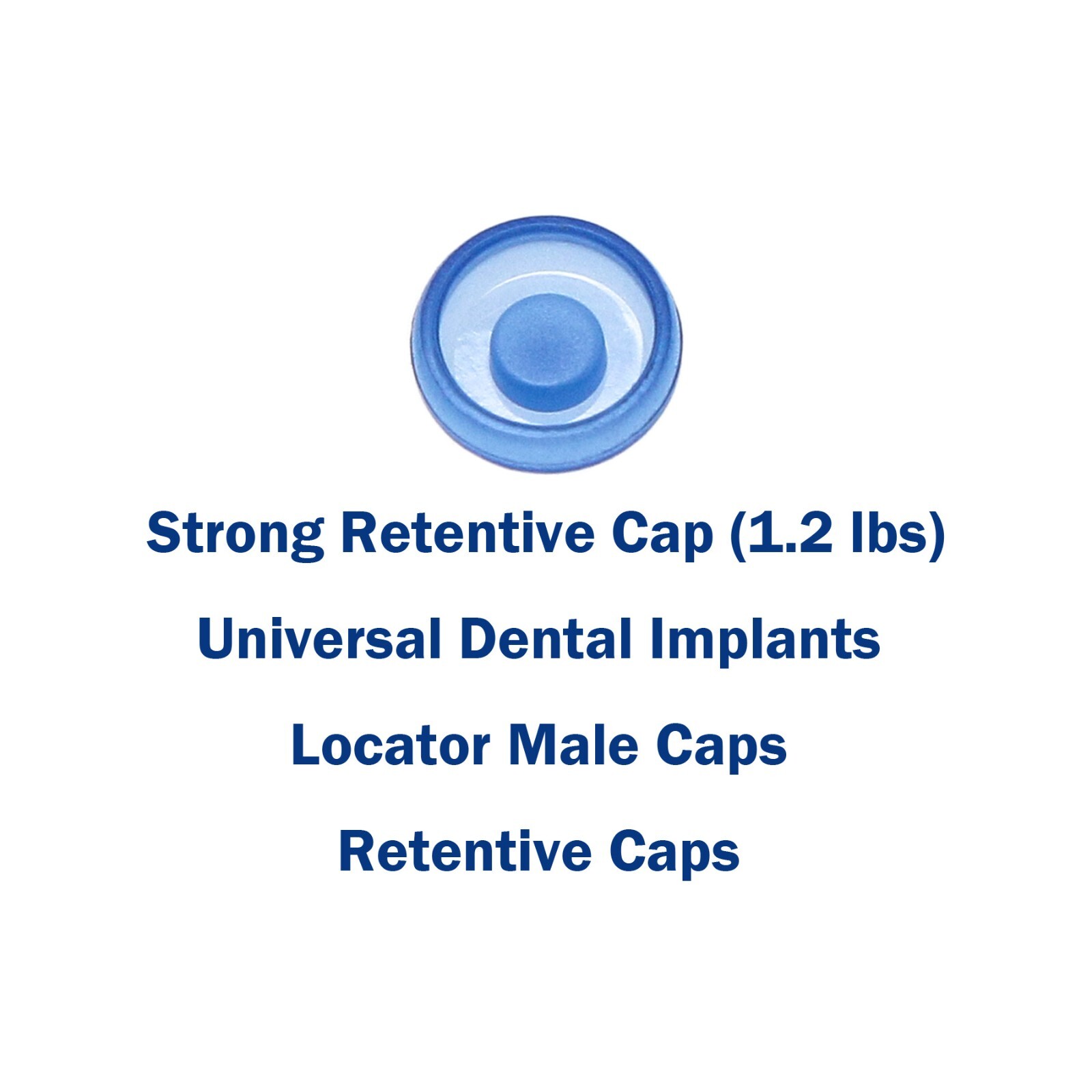 Dental Strong Retentive Caps Overdenture Metal Housing Attachments Abutments